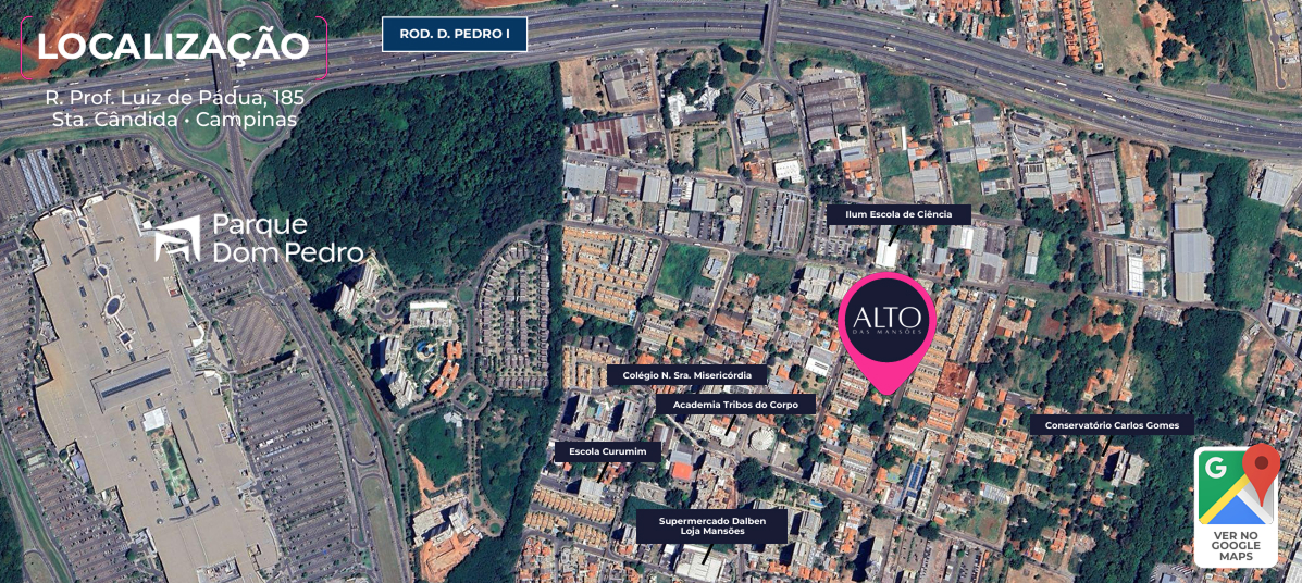 Mapa de localização Barão Geraldo